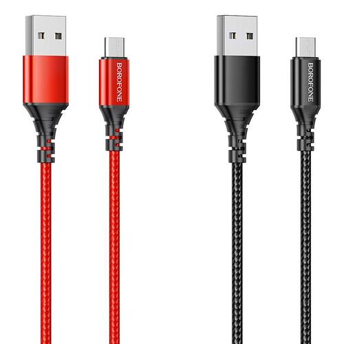 Кабель USB -> microUSB 1m BOROFONE BX54 2.4A MAX