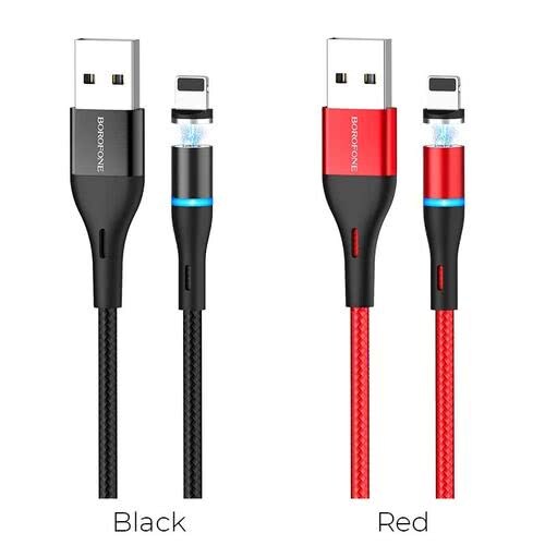 Кабель USB -> Lightning 1m BOROFONE BU16 2.4 MAX