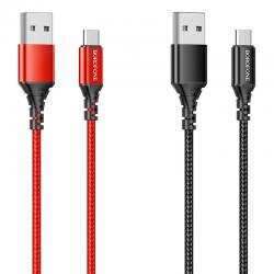 Кабель USB -> microUSB 1m BOROFONE BX54 2.4A MAX