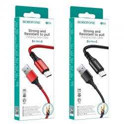 Кабель USB -> microUSB 1m BOROFONE BX54 2.4A MAX