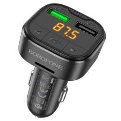 FM трансмиттер BOROFONE BC43 QC3.0 (2xUSB)