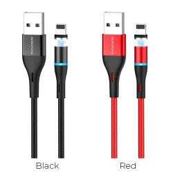 Кабель USB -> Lightning 1m BOROFONE BU16 2.4 MAX